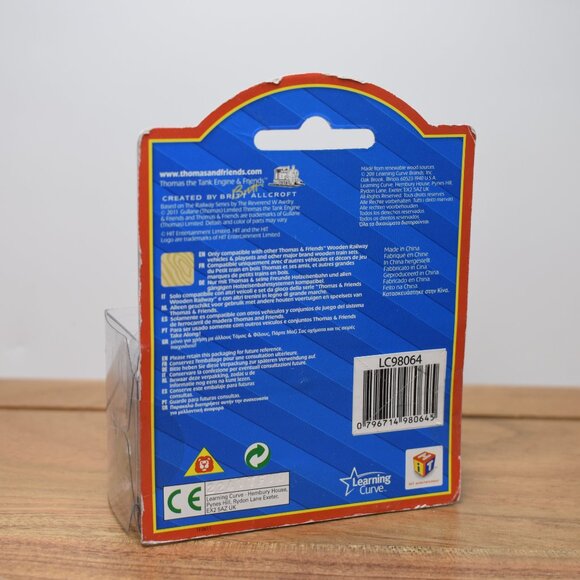 Bash w/ Collectors Card Learning Curve Thomas & Friends Wooden Railway Sealed - Picture 10 of 10